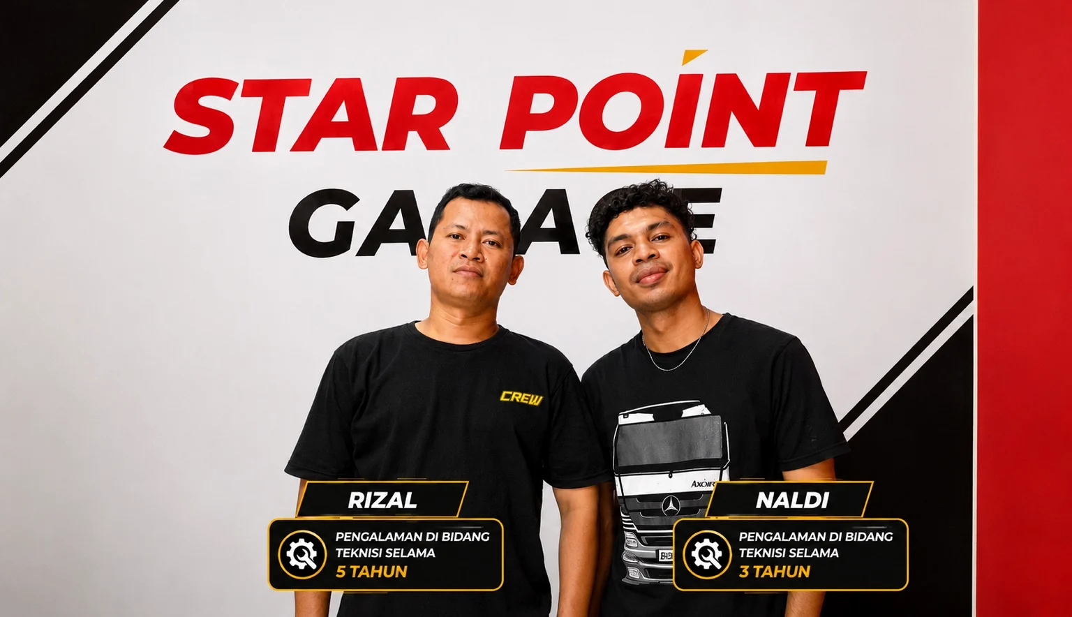 Rizal dan Naldi — Starpoint Garage